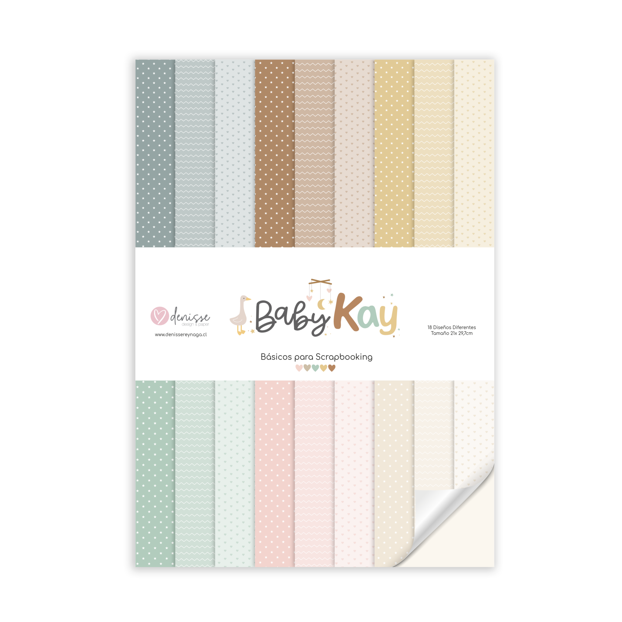 Colección Digital de Papeles Básicos BABY KAY – Denisse Reynaga