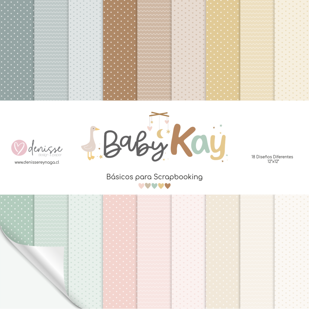 Colección Digital de Papeles Básicos BABY KAY – Denisse Reynaga