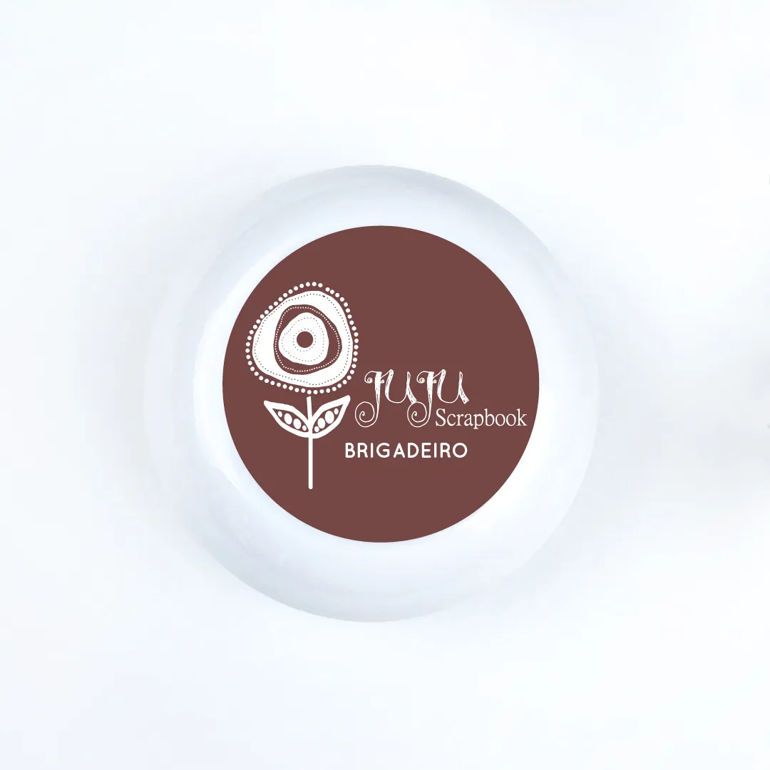 Tinta Brigadeiro - JuJu Scrapbook