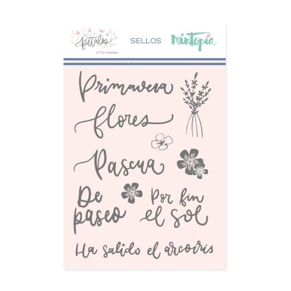 Sello Pétalos primavera - Mintopía