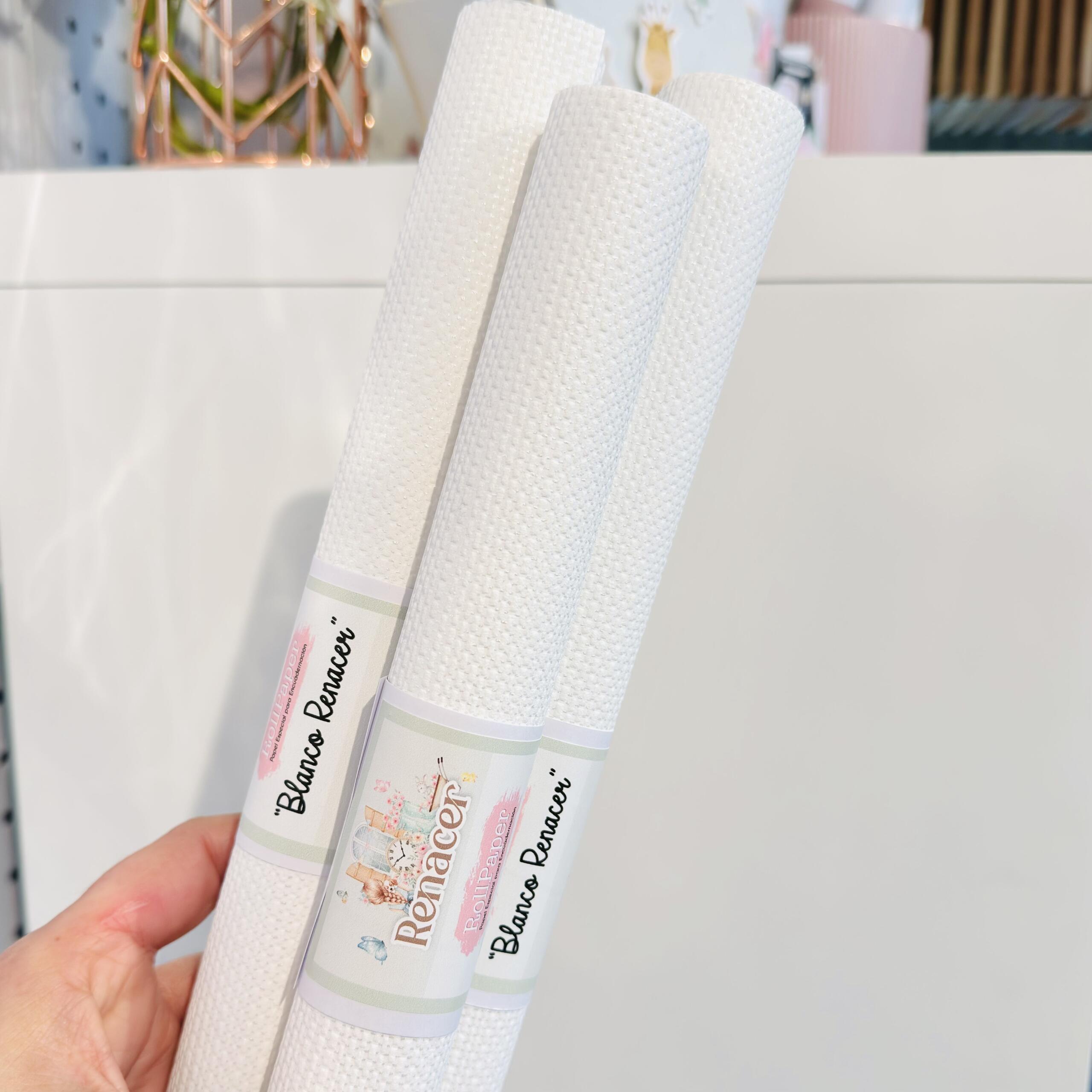– RollPaper Renacer – Blanco Renacer