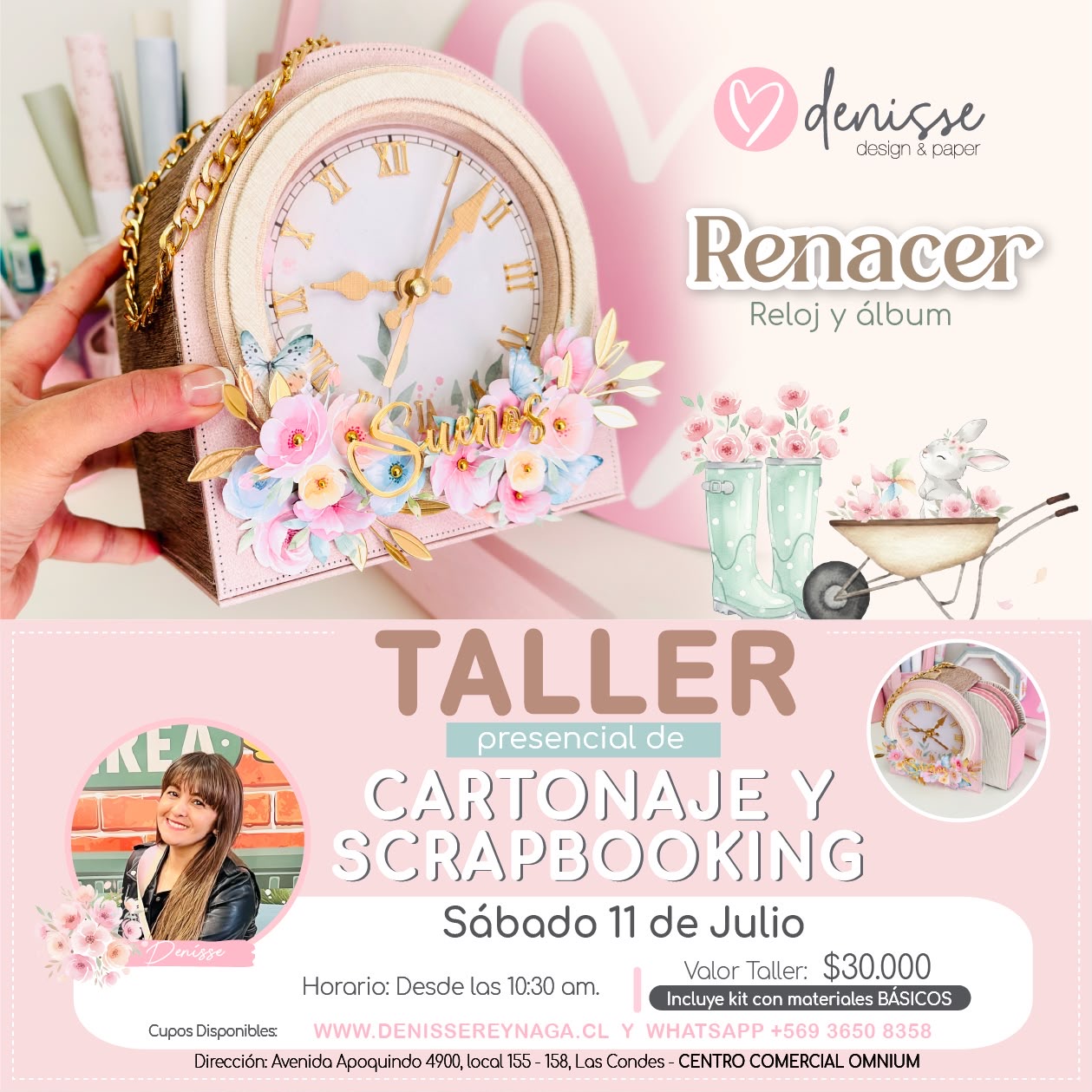 - Taller de Scrapbooking - Colección Renacer: "Tiempo de Florecer"