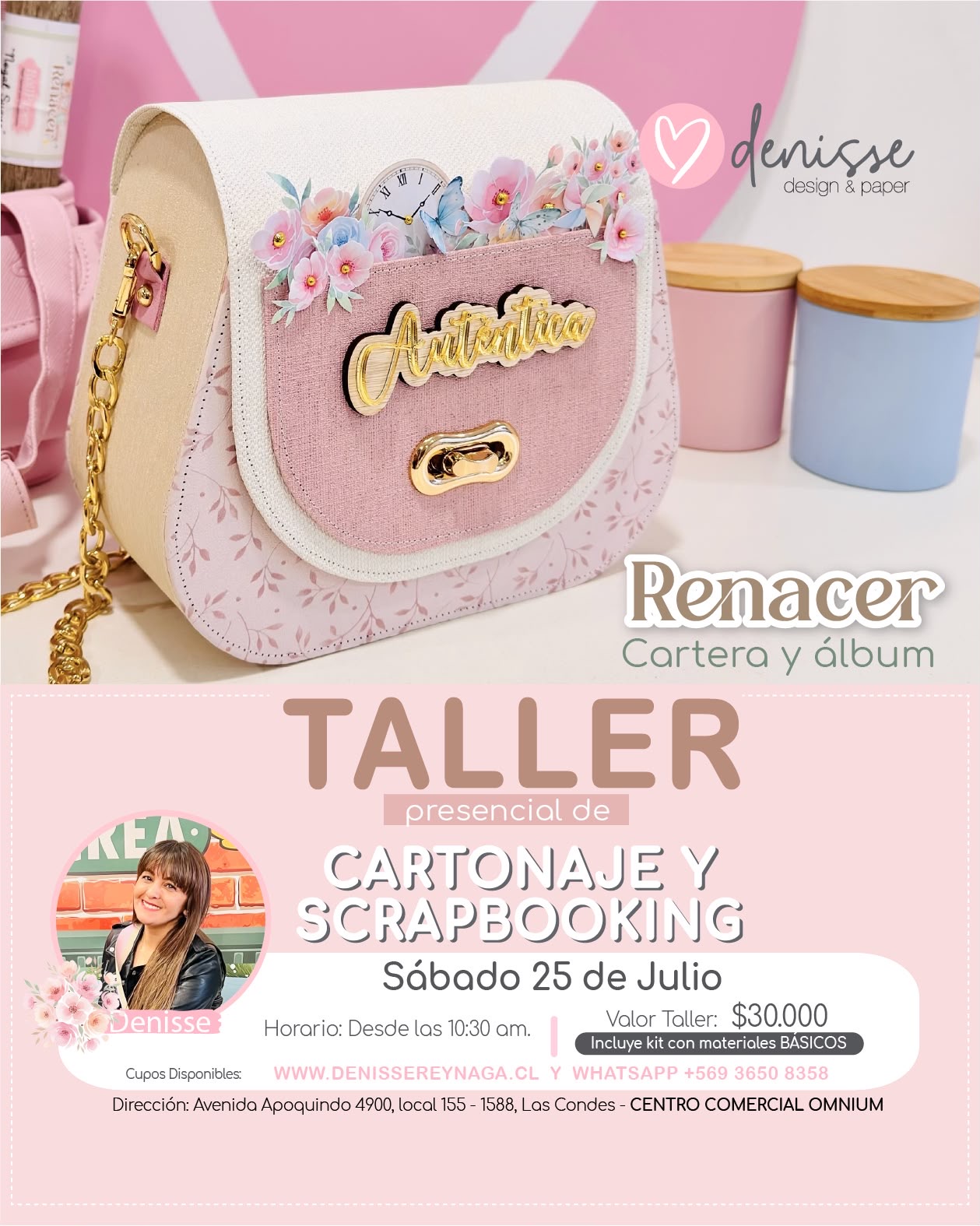 - Taller de Scrapbooking - Colección Renacer: "Auténtica"