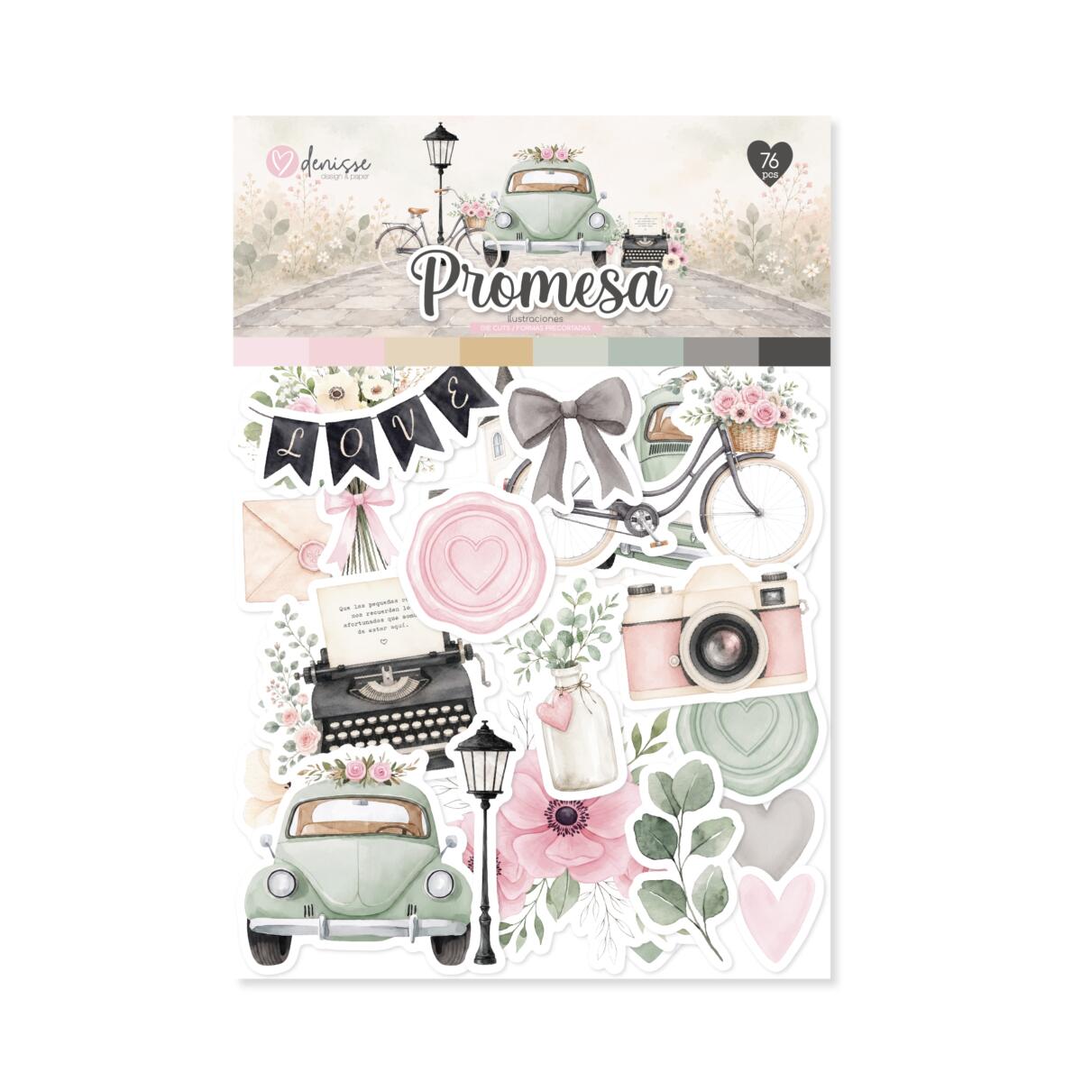 Die Cut PROMESA Ilustraciones – Denisse Reynaga