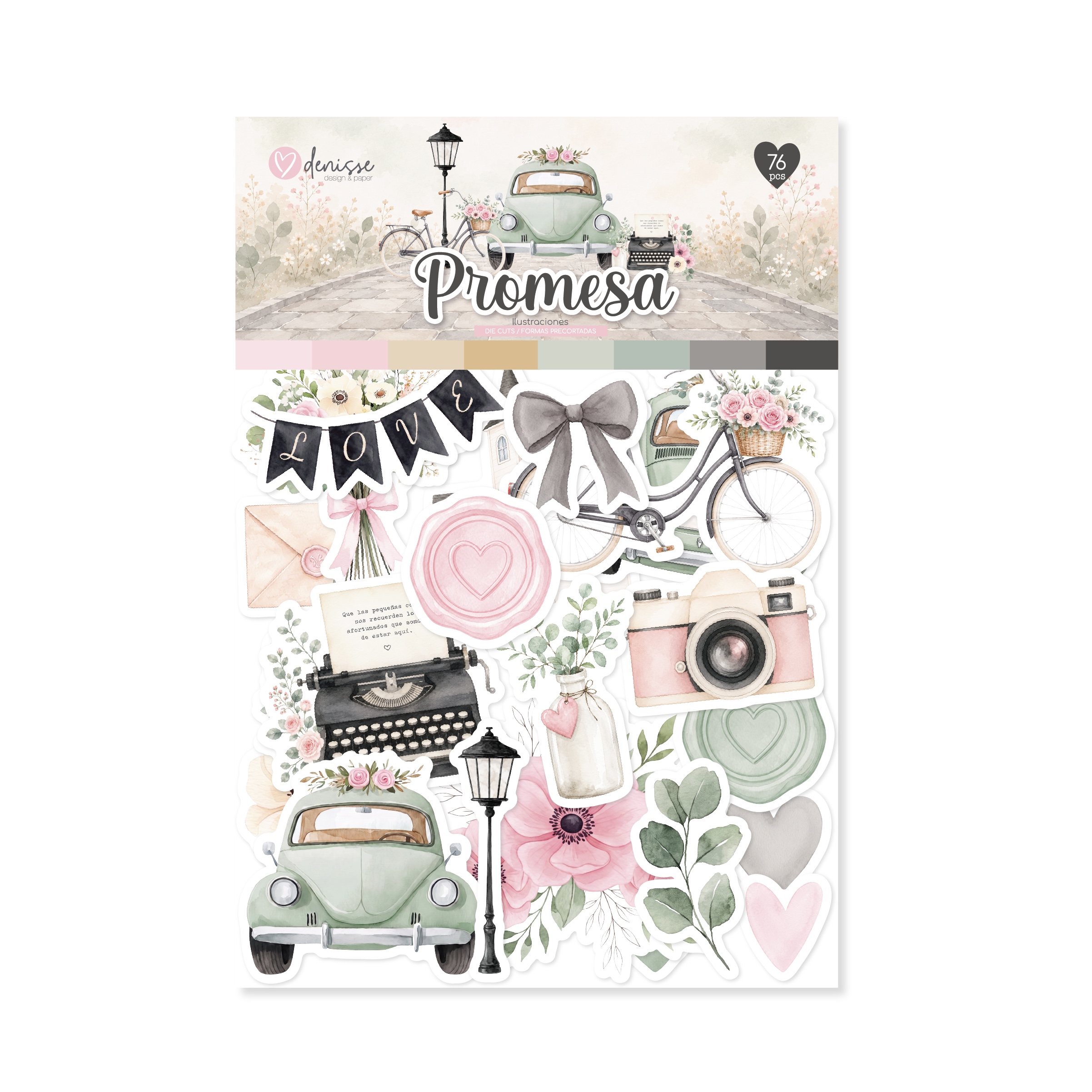 Die Cut PROMESA Ilustraciones – Denisse Reynaga